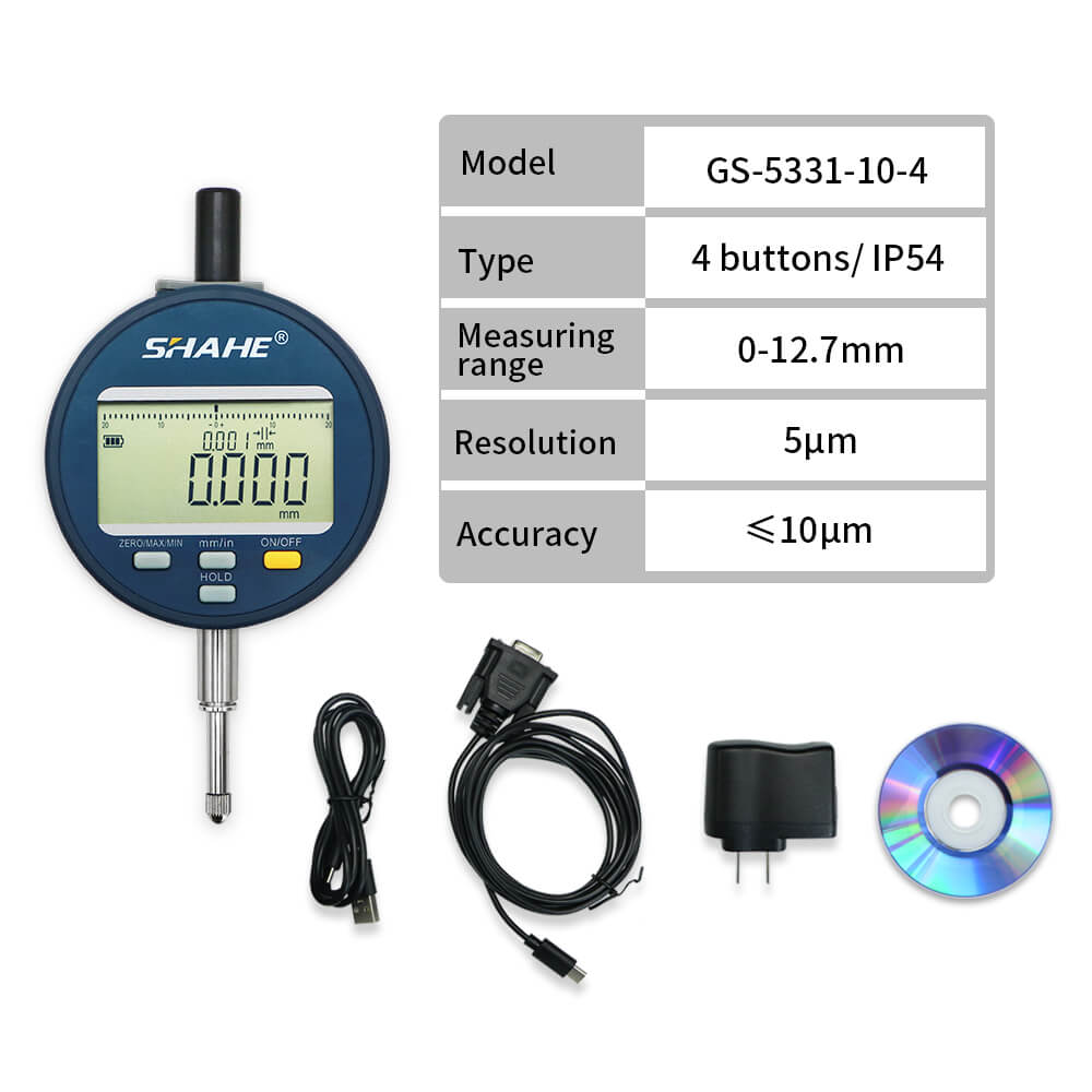GS-5331-4 0.01mm Digital indicator with 4 buttons
